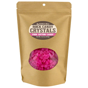 Rock Candy Crystals 1lb Bag Cotton Candy - Sweets and Geeks
