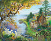 White Mountain By the Lake 1000pc Puzzle - Sweets and Geeks