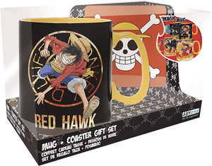 One Piece - Luffy and Sabo Magic Mug & Coaster Gift Set - Sweets and Geeks