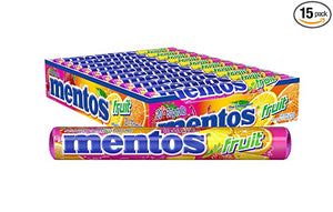Mentos Mixed Fruit Roll 1.3oz - Sweets and Geeks