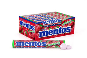 Mentos Strawberry Roll 1.3oz - Sweets and Geeks