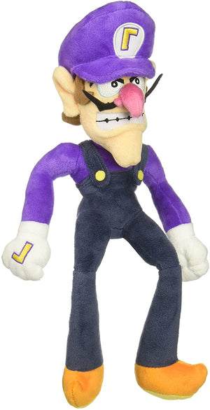 Little Buddy Super Mario All Star Collection Waluigi Plush, 10" - Sweets and Geeks