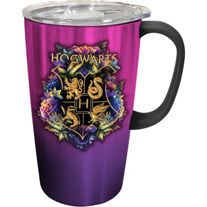Hogwarts Stainless Steel Travel Mug - Sweets and Geeks