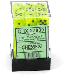 Vortex 12mm Dice Block (36 Dice) - Sweets and Geeks