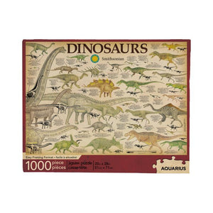 Smithsonian Dinosaurs 1000 Piece Jigsaw Puzzle - Sweets and Geeks