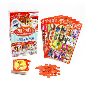 Rudolph The Red-Nosed Reindeer Family Bingo - Sweets and Geeks