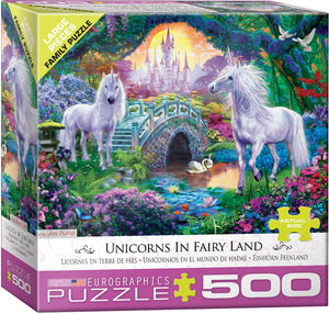 Unicorns in Fairy Land Puzzle - Sweets and Geeks
