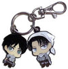 SD EREN & LEVI CLEANING OUTFITS METAL KEYCHAINS - Sweets and Geeks