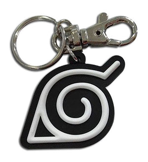 Naruto Shippuden - Leaf Village Symbol PVC Keychain - Sweets and Geeks