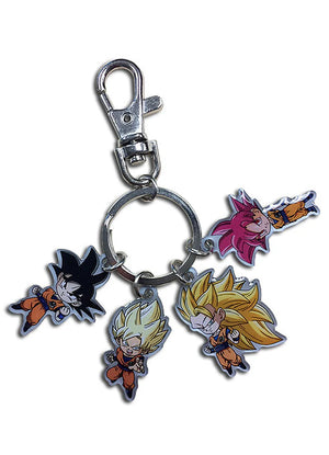 Dragon Ball Super - SD Son Goku Metal Keychain - Sweets and Geeks
