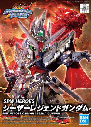 SD Gundam World Heroes SDW Heroes Caesar Legend Gundam Model Kit - Sweets and Geeks