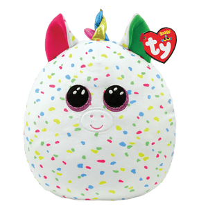 TY Squish-A-Boos Plush - Harmonie the White Unicorn - Sweets and Geeks