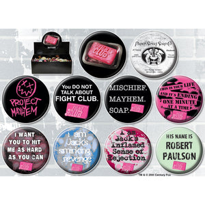 Fight Club Button Assortment - Sweets and Geeks