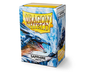 Dragon Shield Matte Sleeves 100ct - Sapphire - Sweets and Geeks