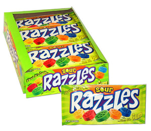 Razzles Gum Sour Assorted - Sweets and Geeks