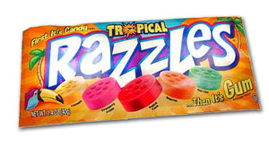 Razzles Gum Tropical Assorted - Sweets and Geeks