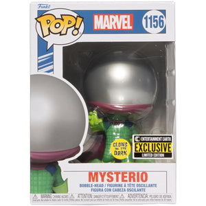 Funko Pop! Marvel: Spider-Man - Mysterio (Glow in the Dark) (Entertainment Earth Exclusive) #1156 - Sweets and Geeks