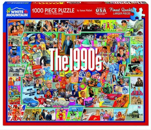 The Nineties 1000 Piece Jigsaw Puzzle - Sweets and Geeks
