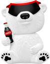 Funko Pop! Ad Icons: Coca-Cola - 90's Coca-Cola Polar Bear #158 (Flocked) - Sweets and Geeks