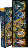 Harry Potter Crests Slim 1000 Piece Jigsaw Puzzle - Sweets and Geeks