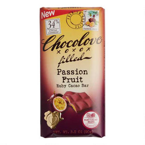 Chocolove Passion Fruit Ruby Bar - Sweets and Geeks