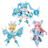 Vocaloid Desktop Singer Snow Miku Series Box of 3 Figures - Sweets and Geeks