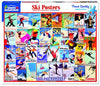 Ski Posters 1000 Piece Jigsaw Puzzle - Sweets and Geeks