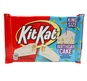 Kit-Kat Birthday Cake King Size 3oz - Sweets and Geeks