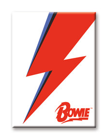 David Bowie Lightning Bolt 2.5in x 3.5in Flat Magnet - Sweets and Geeks