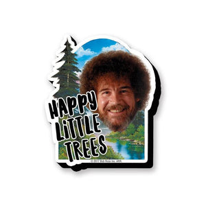 Bob Ross Trees Funky Chunky Magnet - Sweets and Geeks