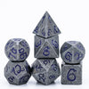 Old Dragon Font Metal Dice (Purple) - Sweets and Geeks