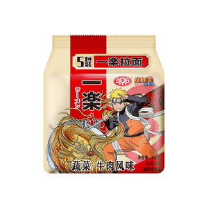 Naruto Ramen Beef Flavor 5 Pack - Sweets and Geeks