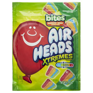 Airheads Xtremes Sour Peg Bag- Rainbow Berry 3oz - Sweets and Geeks