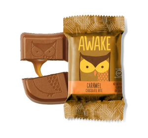 AWAKE CAFFEINATED CHOC BITES DISPLAY-CARAMEL - Sweets and Geeks