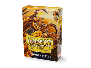 Dragon Shield Small Matte Sleeves - Orange - Sweets and Geeks