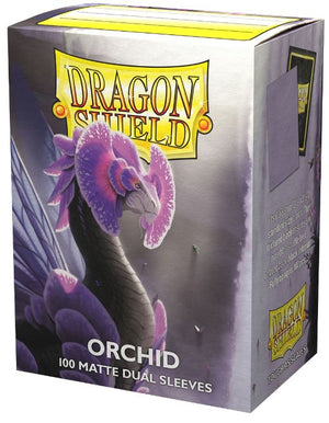 Dragon Shield Matte Dual Sleeves 100ct - Orchid - Sweets and Geeks