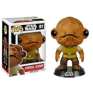 Funko Pop Movies: Star Wars - Admiral Ackbar (The Force Awakens) #81 - Sweets and Geeks
