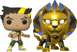 Funko POP Animation: Bakugan - Ajit & Pharol (2-Pack) (Metallic) - Sweets and Geeks