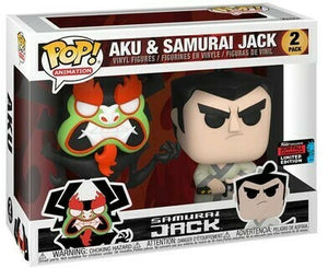 Funko POP! Animation: Samurai Jack - Aku & Samurai Jack (2019 Summer Convention) 2-Pack - Sweets and Geeks