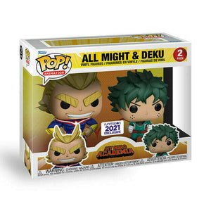Funko Pop! Animation: My Hero Academia - All Might & Deku (2021 Funimation Exclusive) 2-Pack - Sweets and Geeks