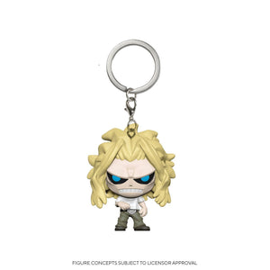 Pocket Pop! Keychain: My Hero Academia - All Might (Weakened) - Sweets and Geeks