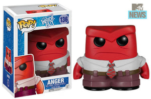 Funko Pop! Disney: Inside Out - Anger #136 - Sweets and Geeks