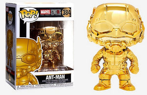 Funko Pop! Marvel - Ant-Man (Gold Chrome) #384 - Sweets and Geeks