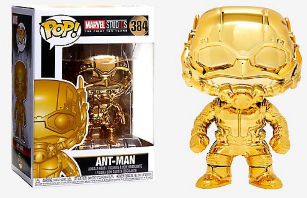Funko Pop! Marvel - Ant-Man (Gold Chrome) #384