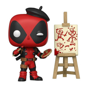 Funko POP! Marvel: Deadpool - Artist Deadpool (GameStop Exclusive) #887 - Sweets and Geeks