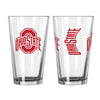 Ohio State Buckeyes 16oz. Gameday Pint Glass - Sweets and Geeks