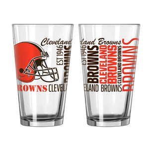 Cleveland Browns 16oz. Spirit Pint Glass - Sweets and Geeks