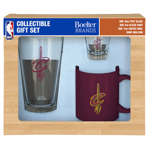 Cleveland Cavaliers 3pc. Drinkware Gift Set - Sweets and Geeks