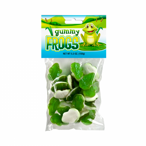 Gummy Frogs Peg Bag 5.3oz - Sweets and Geeks
