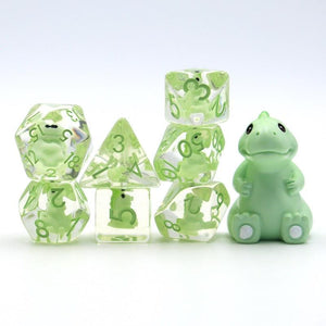 Foam Brain Games - Baby T-Rex RPG Dice Set - Sweets and Geeks